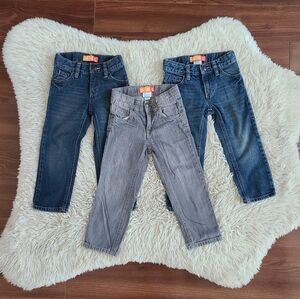 Lot of 3 skinny jeans for boys 3T